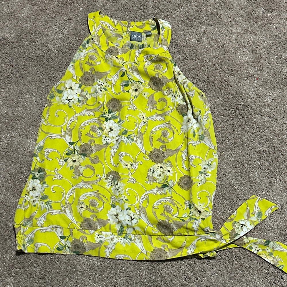 Soho Floral Sleeveless Top
